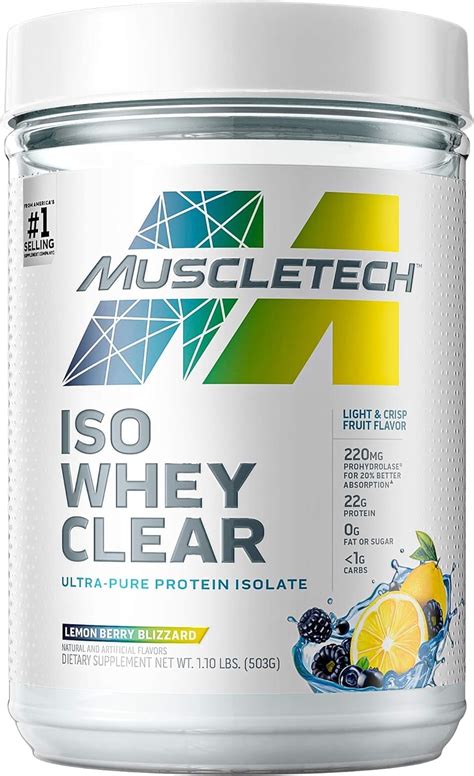 Muscletech Clear Whey Protein Isolate