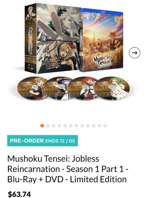 Mushoku Tensei Blu Ray Difference