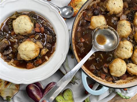 Mushroom And Dumpling Stew