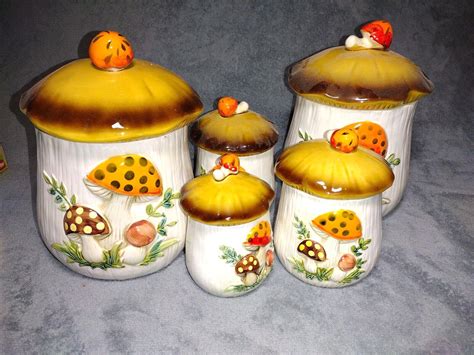 Mushroom Canister Set Value