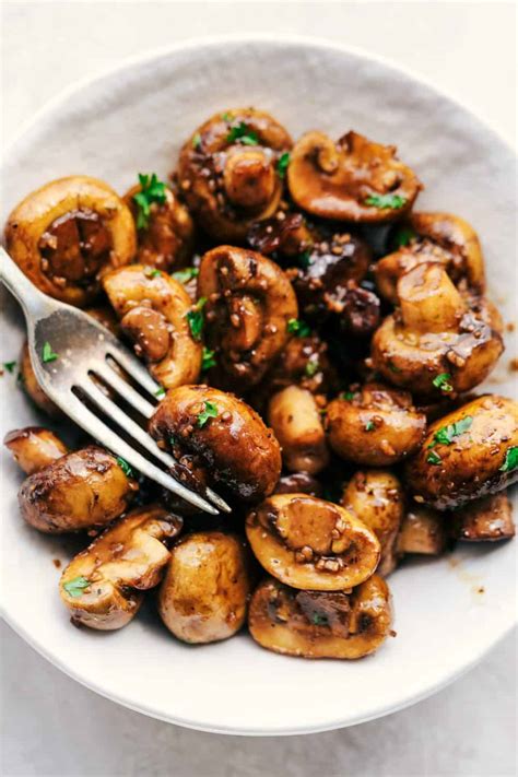 mushroom recipes sauteed with balsamic