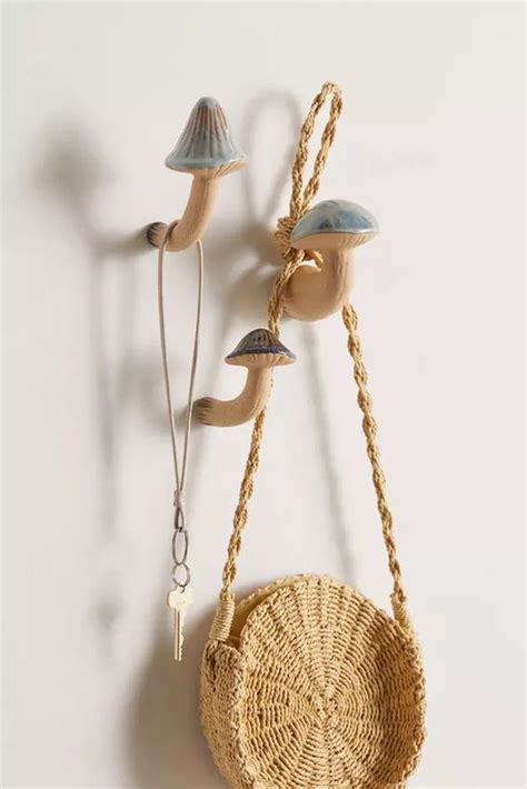 Mushroom Wall Hooks