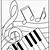 music coloring pages printable free