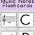 music notes flash cards printable free