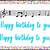 music notes happy birthday images