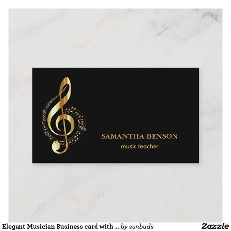 1000+ images about Music Themed Business Cards on Pinterest Black