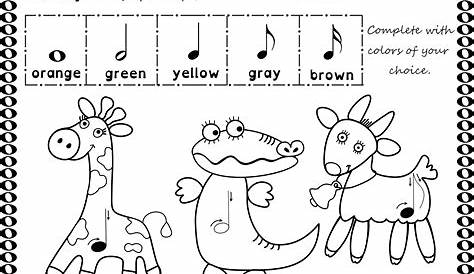Let`s Learn the Music Symbols No Prep Music Printable Worksheets