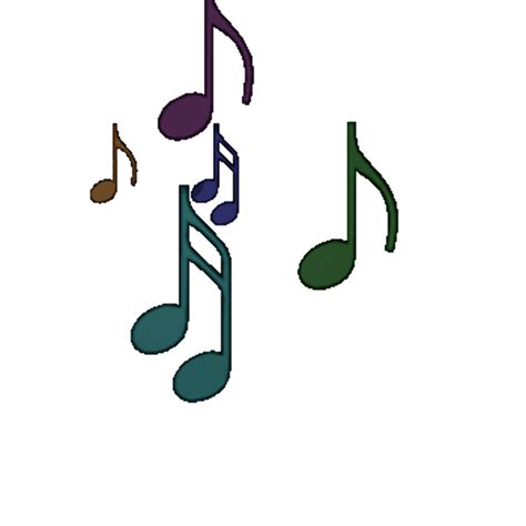 Download High Quality music notes transparent animated