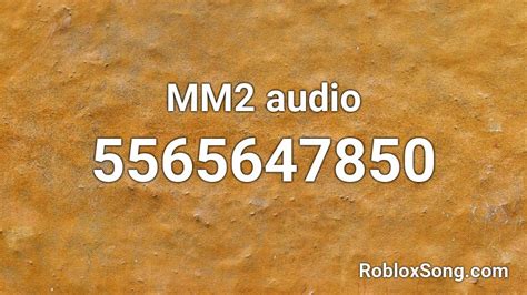 music code roblox mm2