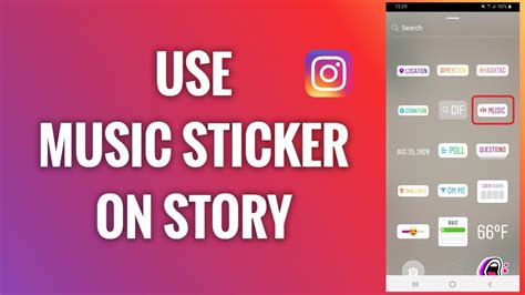 music sticker feature instagram