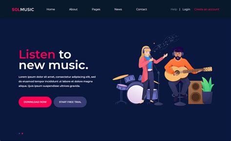music streaming website hosting