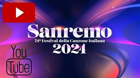 music youtube sanremo 2024