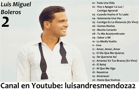 musica de boleros de luis miguel