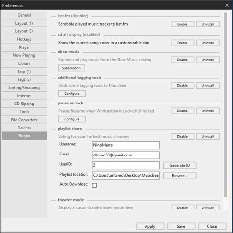 Musicbee Network Share