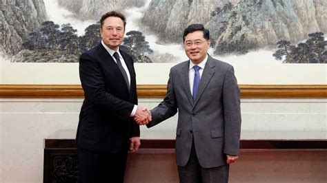 musk meets chinese officials