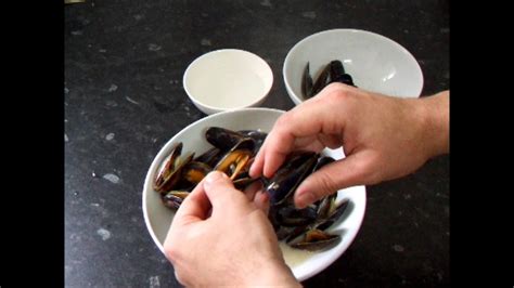 Mussels Eating Shell