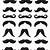 mustache printable template free