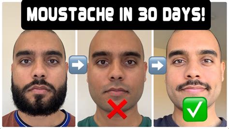 Mustache Growth Time