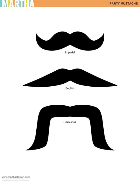 Mustache Template Printable Pdf