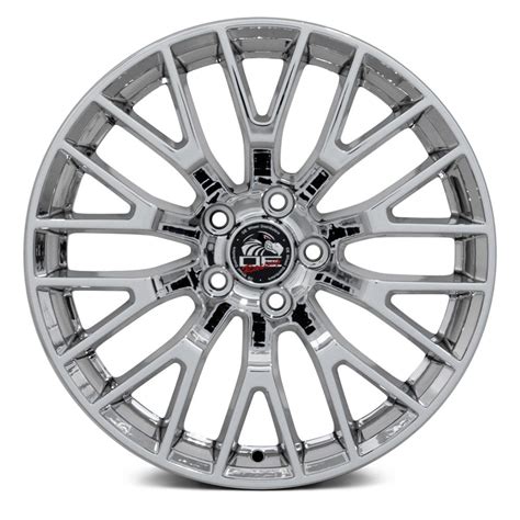 mustang chrome wheels 19 inch