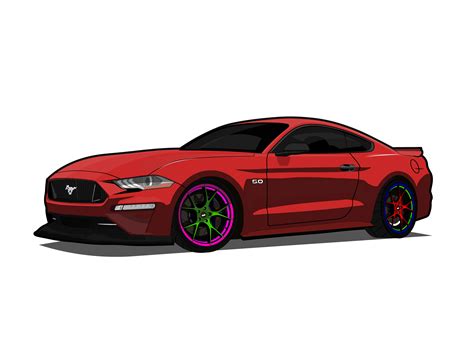 mustang gt clip art