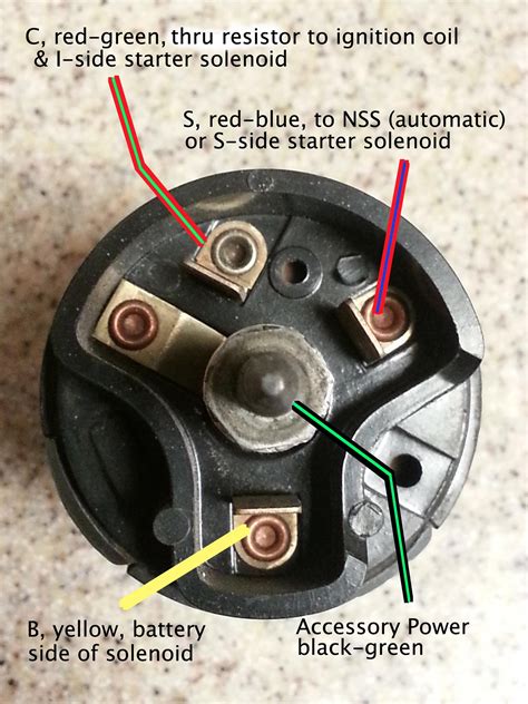 Mustang Ignition Switch Connection
