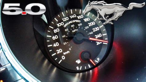 mustang top speed mph