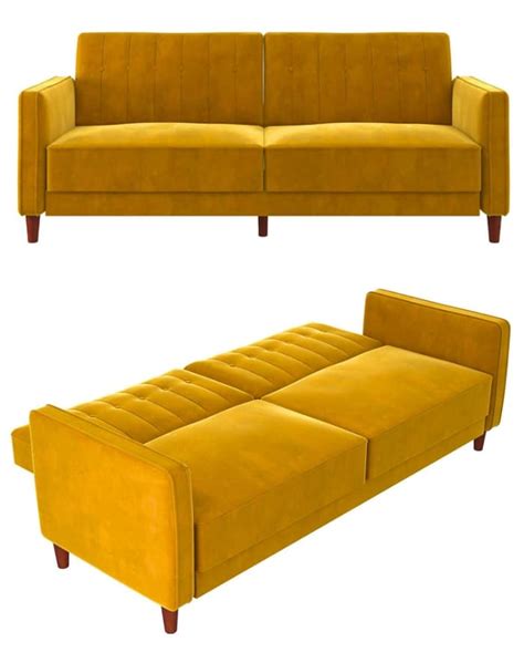 Review Of Mustard Yellow Sofa Bed Best References
