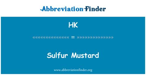 Mustard Abbreviation