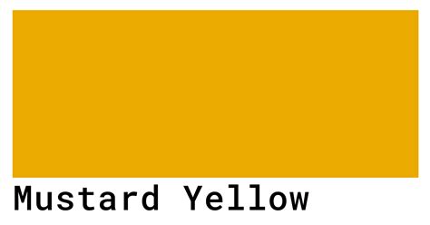 Warna Kuning Kecoklatan Mustard