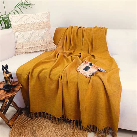 Mustard Color Throws