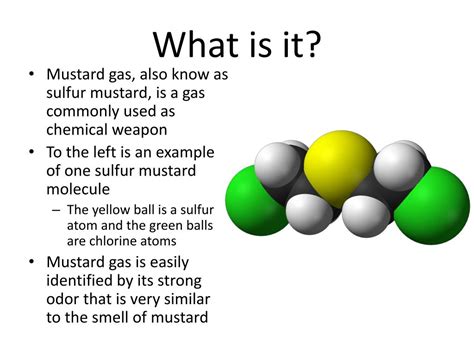 Mustard Gas Definition Example