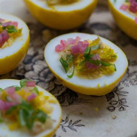 Mustard Quail Eggs