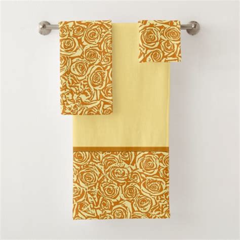 Mustard Yellow Bath Set
