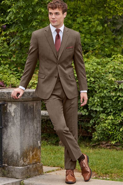 Muted Brown Suit