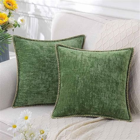 Muted Green Throw Pillows
