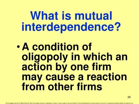 mutual interdependence means that