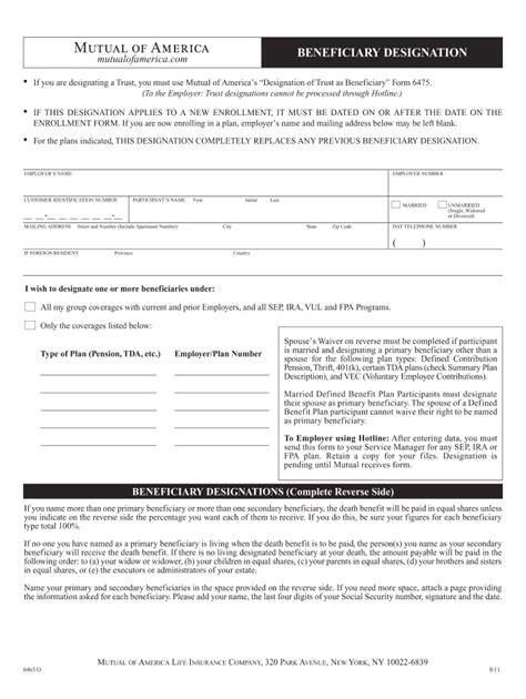 mutual of america financial group forms