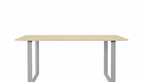 Muuto 7070 Table 70/70, Alu & Bois Design Minimaliste