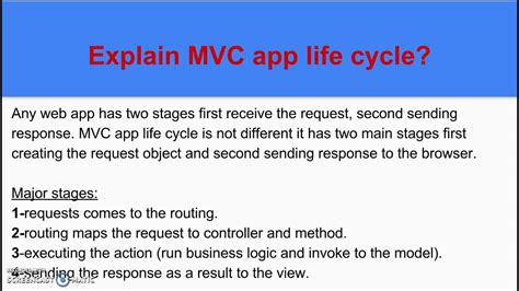  62 Essential Mvc Application Life Cycle With Example In 2023