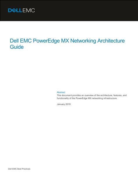 Mx Networking Architecture Guide