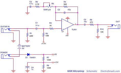 Mxr Micro Amp Circuit