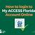 my access florida access account