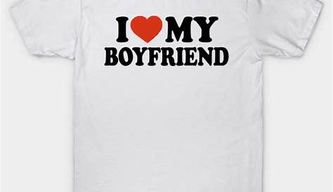 I Love My Boyfriend Heart Long Sleeve T-Shirt : Amazon.co.uk: Fashion