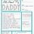 my daddy questionnaire printable