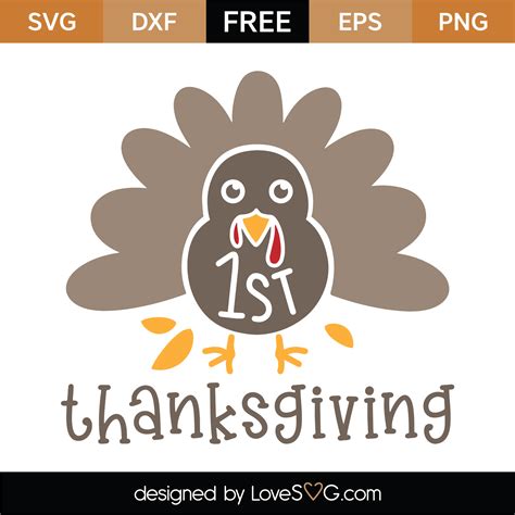 My 1st Thanksgiving SVG Etsy