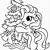 my little pony christmas coloring pages