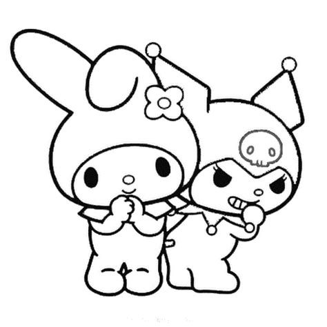 Kuromi Coloring Pages / My Melody And Kuromi Coloring Pages ihartsmygal