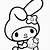 my melody coloring pages