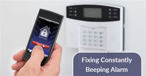 My Accenta+Alarm Keeps Beeping